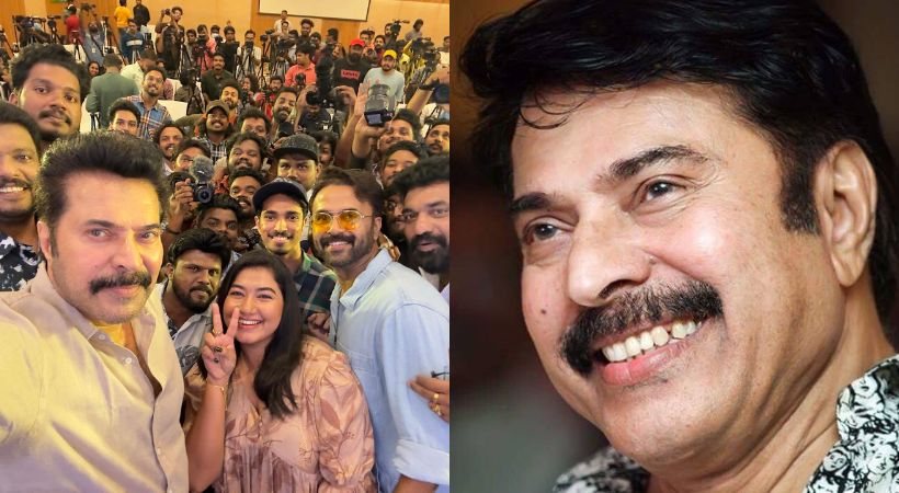 “Media Friends”; Mammootty shared the picture